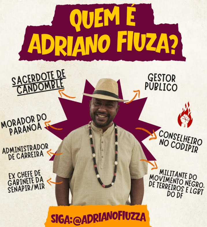 Momento da campanha de Adriano Fiúza